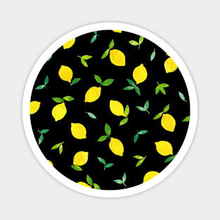Watercolor Lemons Magnet